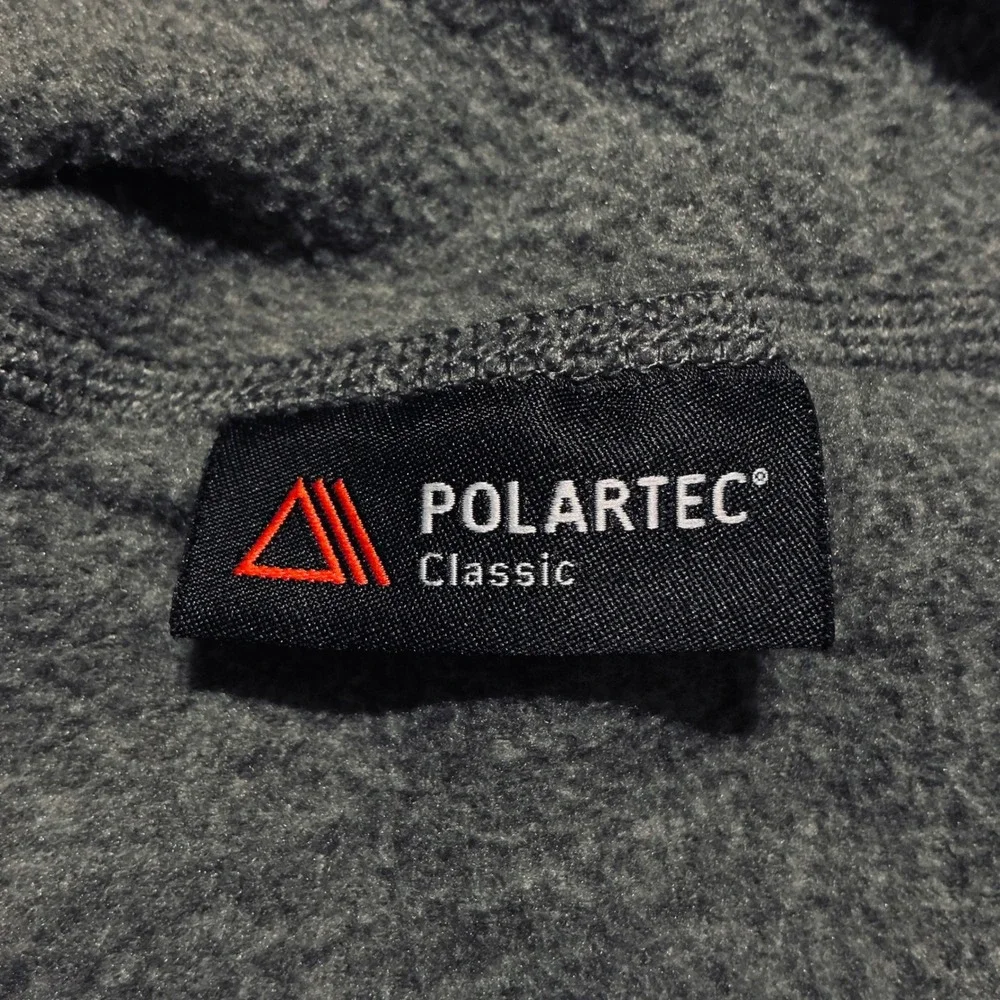 The North Face Men's XL‎ Polartec Classic Fleece Pullover Gray Quarter Zip
